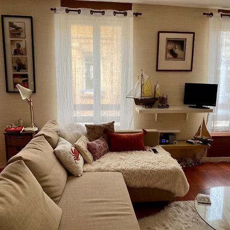 Chez Gwen, Très bel appartement vue mer latérale Le Tréport Exterior foto